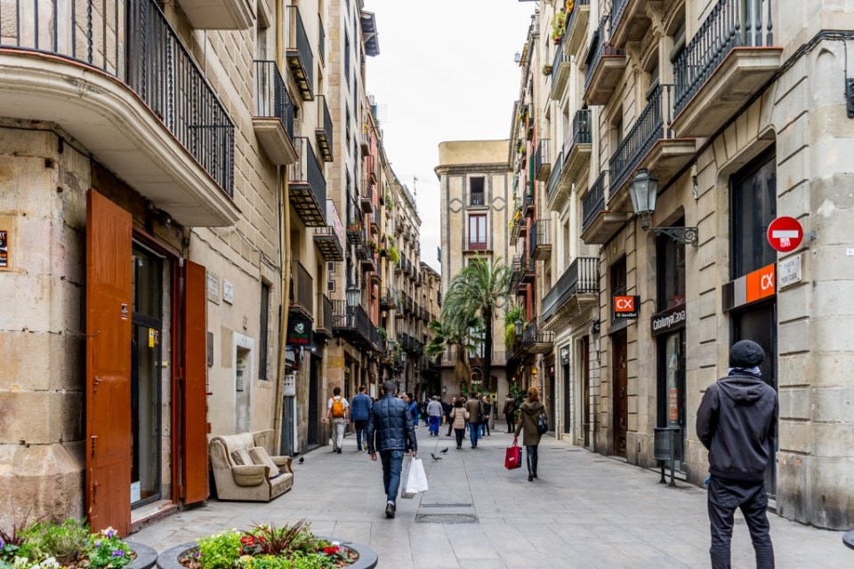 Moncada Street. Barcelona