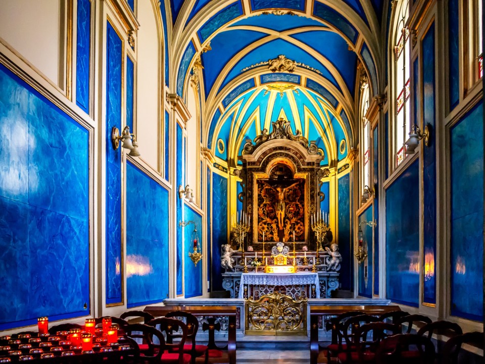 Sorrento blue church
