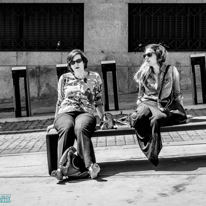 Resting after the walk