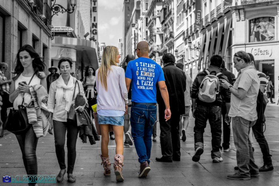 Walking down the Street