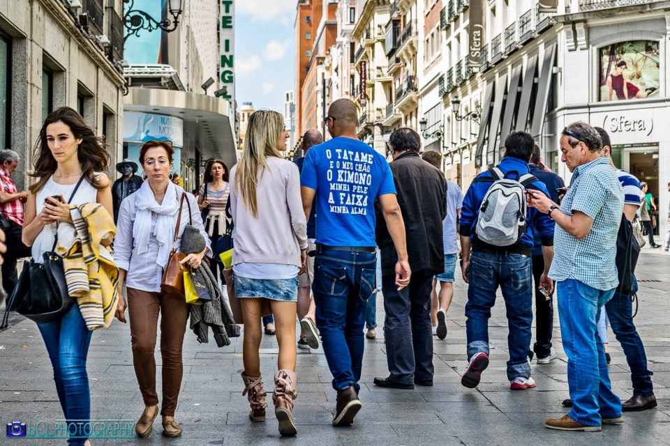 Walking down the Street