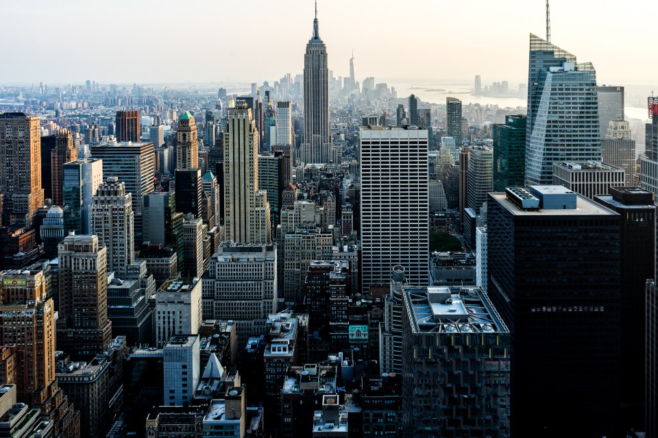 The Empire State Building and Downtown Manhattan